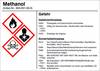 SafetyMarking 21.B1200.13 Gefahrstoffetikett G013 Methanol Folie selbstklebend (B x H) 105 mm x 74 mm 1 St.