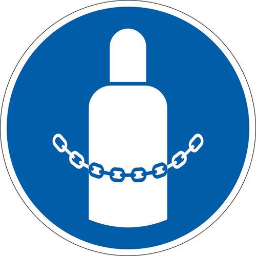Thumbnail - Gebotsschild Glasflaschen sichern Folie selbstklebend (Ø) 100 mm ISO 7010 1 St.