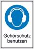 Gebotsschild Gehörschutz benutzen Aluminium (B x H) 262 mm x 371 mm ISO 7010 1 St.