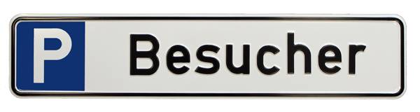 SafetyMarking 11.5530 Parkplatzschild Parkplatz Aluminium (B x H) 520 mm x 110 mm    1 St.