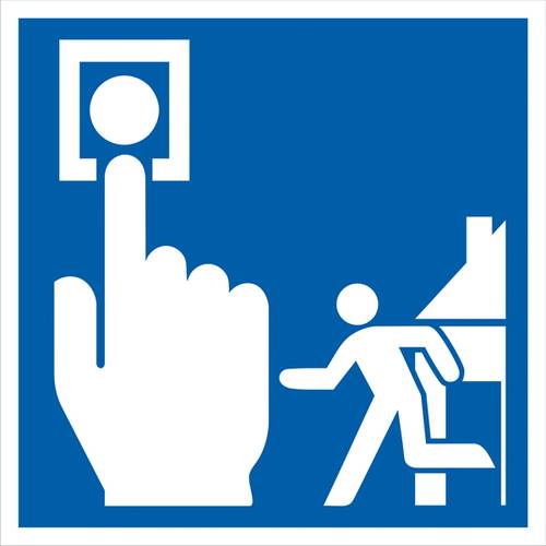 SafetyMarking 38.A5200 Hinweisschild Hausalarm Folie selbstklebend (B x H) 150 mm x 150 mm 1 St.