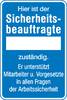 SafetyMarking 11.0728 Aushang Sicherheitsbeauftragte Aluminium (B x H) 200 mm x 300 mm 1 St.