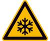Warnschild Niedrige Temperatur/Frost Folie selbstklebend 25 mm ISO 7010 44 St.