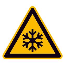 SAFETYMARKING Warnschild Niedrige Temperatur/Frost Folie selbstklebend 25 mm ISO 7010 44 St. 30.0367