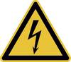 Warnschild Elektrische Spannung Kunststoff 200 mm ISO 7010 1 St.