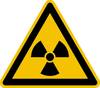 Warnschild Radioaktive Stoffe oder ionisierende Strahlung Folie selbstklebend 25 mm ISO 7010 44 St.