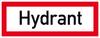 SafetyMarking 11.2576 Hinweisschild Hydrant Aluminium (B x H) 297 mm x 105 mm 1 St.