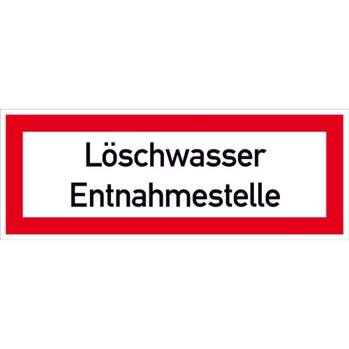 SafetyMarking 11.2580 Hinweisschild Löschwasser Entnahmestelle Aluminium (B x H) 297 mm x 105 mm 1 St.
