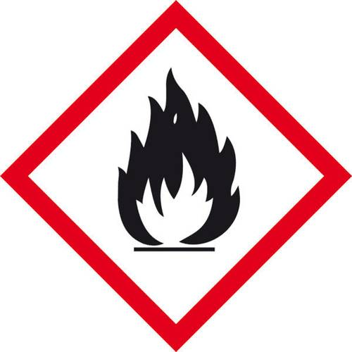 SafetyMarking 39.B1012 GHS-Gefahrenpiktogramm 02 Flamme Polyester (B x H) 100 mm x 100 mm 1 St.