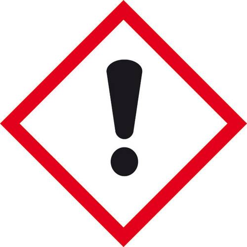 SafetyMarking 39.B1022 GHS-Gefahrenpiktogramm 07 Ausrufezeichen, Hygiene und Abstand Polyester (B x H) 100 mm x 100 mm 1...