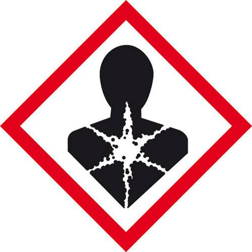 SafetyMarking 39.B1023 GHS-Gefahrenpiktogramm 08 Gesundheitsgefahr Polyester (B x H) 50 mm x 50 mm 1 St.