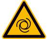 Warnschild Automatischer Anlauf Folie selbstklebend 100 mm ISO 7010 1 St.