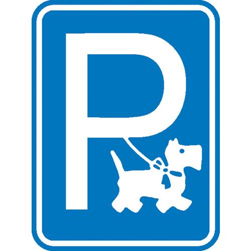SafetyMarking 11.5348 Hinweisschild Hundeparkplatz Aluminium (B x H) 150 mm x 200 mm 1 St.