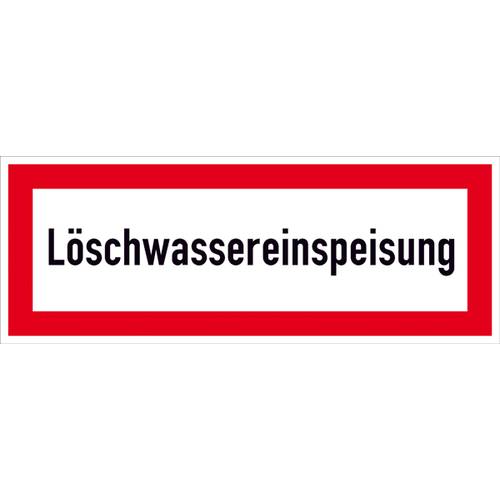 SafetyMarking 11.2578 Hinweisschild Löschwassereinspeisung Aluminium (B x H) 297 mm x 105 mm 1 St.
