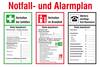 SafetyMarking 43.A5975 Aushang Brandschutz Notfall- und Alarmplan Kunststoff (B x H) 600 mm x 400 mm 1 St.
