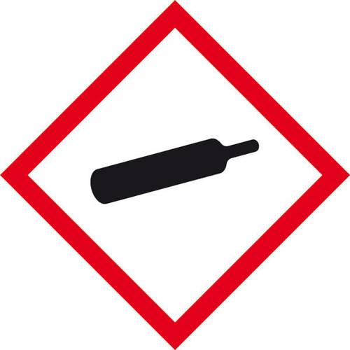 SafetyMarking 39.B1016 GHS-Gefahrenpiktogramm 04 Gasflasche Polyester (B x H) 100 mm x 100 mm 1 St.