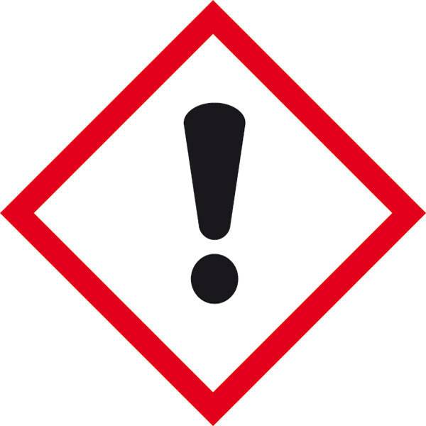 SafetyMarking 39.B1021 GHS-Gefahrenpiktogramm 07 Ausrufezeichen, Hygiene und Abstand Polyester (B x H) 50 mm x 50 mm    1 St.