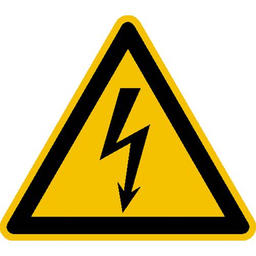 Thumbnail - Warnschild Elektrische Spannung Aluminium 200 mm ISO 7010 1 St.