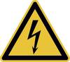 Warnschild Elektrische Spannung Folie selbstklebend 100 mm ISO 7010 1 St.