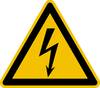 Warnschild Elektrische Spannung Folie selbstklebend 8 mm ISO 7010 390 St.