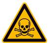 Warnschild Giftige Stoffe Folie selbstklebend 200 mm ISO 7010 1 St.