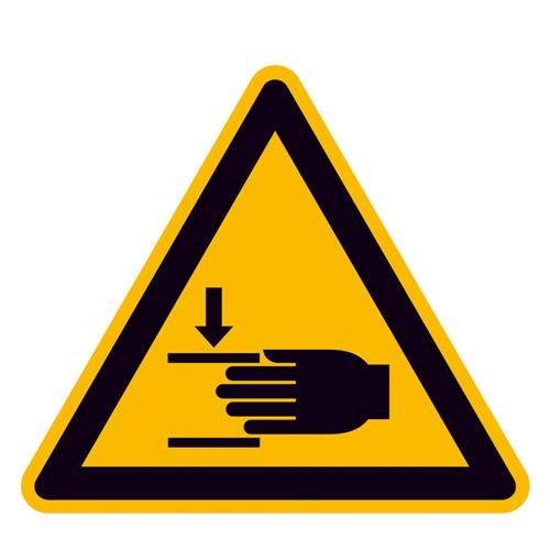 Thumbnail - Warnschild Handverletzungsgefahr Aluminium 200 mm ISO 7010 1 St.