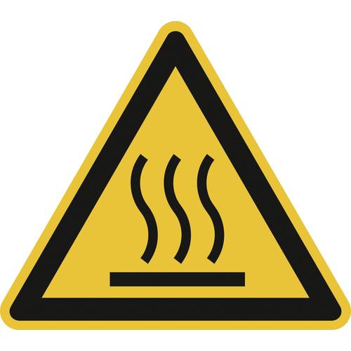 Thumbnail - Warnschild Heiße Oberfläche Folie selbstklebend 25 mm ISO 7010 44 St.