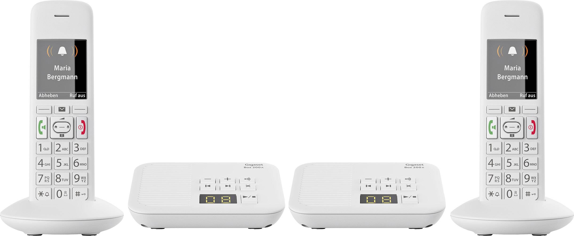 gigaset wei� mit anrufbeantworter