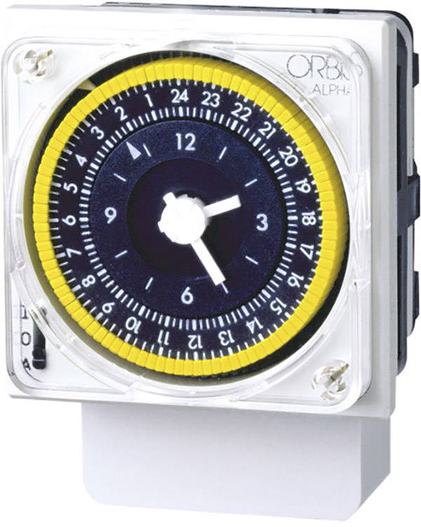 ORBIS ZEITSCHALTTECHNIK Zeitschaltuhr für Hutschiene Betriebsspannung: 230 V/AC ALPHA D 1 Wechs