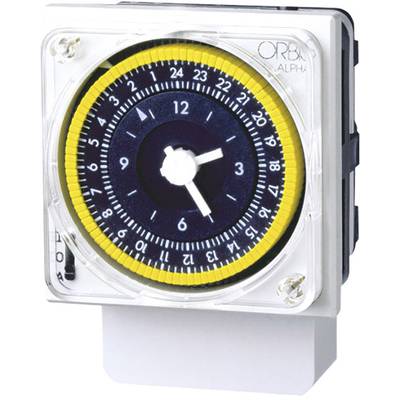 ORBIS Zeitschalttechnik Zeitschaltuhr für Hutschiene Betriebsspannung: 230 V/AC ALPHA QRD 1 Wechsler 16 A 250 V/AC Tages