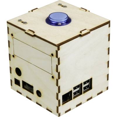 Joy-it Talking Pi Maker-Case SBC-Gehäuse Passend für (Entwicklungskits): Raspberry Pi  Holz