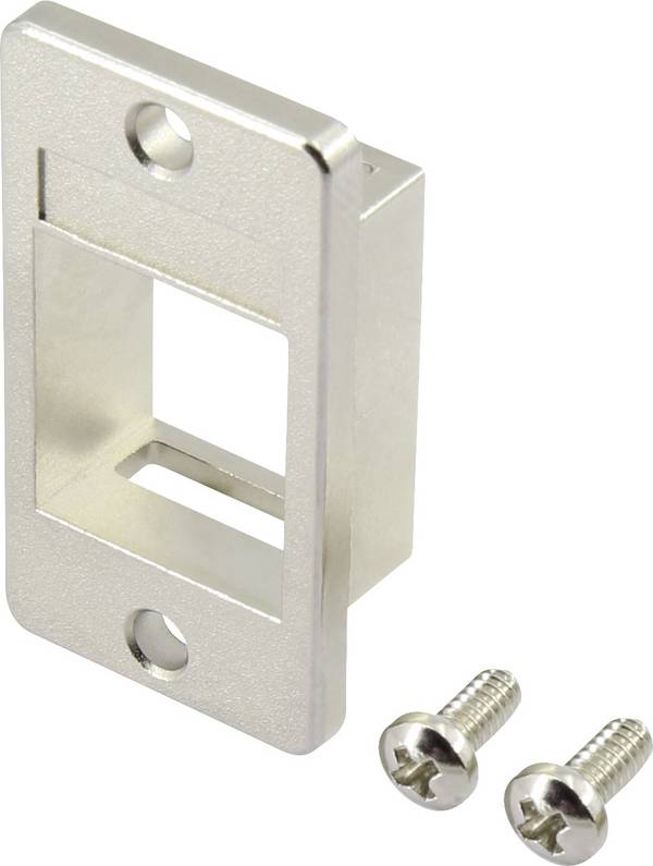 Renkforce RF-KS-RJ45T RJ45-Modulträger Keystone 1 St.