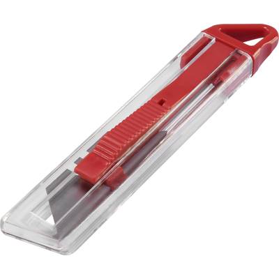 Roter Cutter im transparenten Gehäuse.