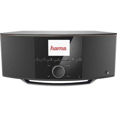 Hama IR150MBT Internet Tischradio Internet AUX, USB, Bluetooth®, WLAN, Internetradio DLNA-fähig, Multiroom-fähig, Spotif