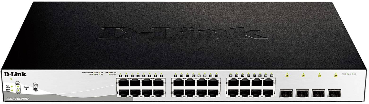 D-Link DGS-1210-28MP DGS-1210-28MP Netzwerk Switch 28 Port PoE-Funktion-0