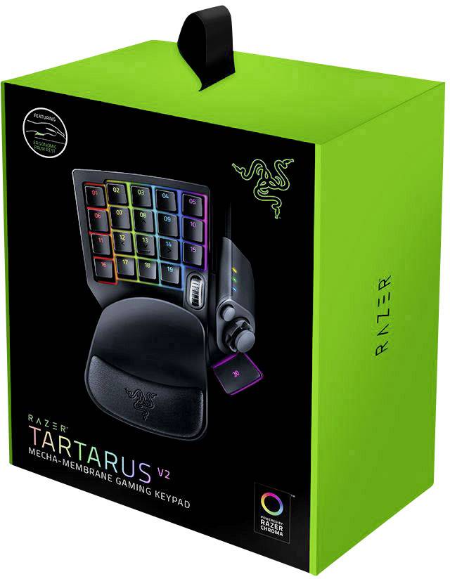 Razer Tartarus V2 - Tastenfeld - mit Scroll-Rädchen8-way directional thumbpad --5