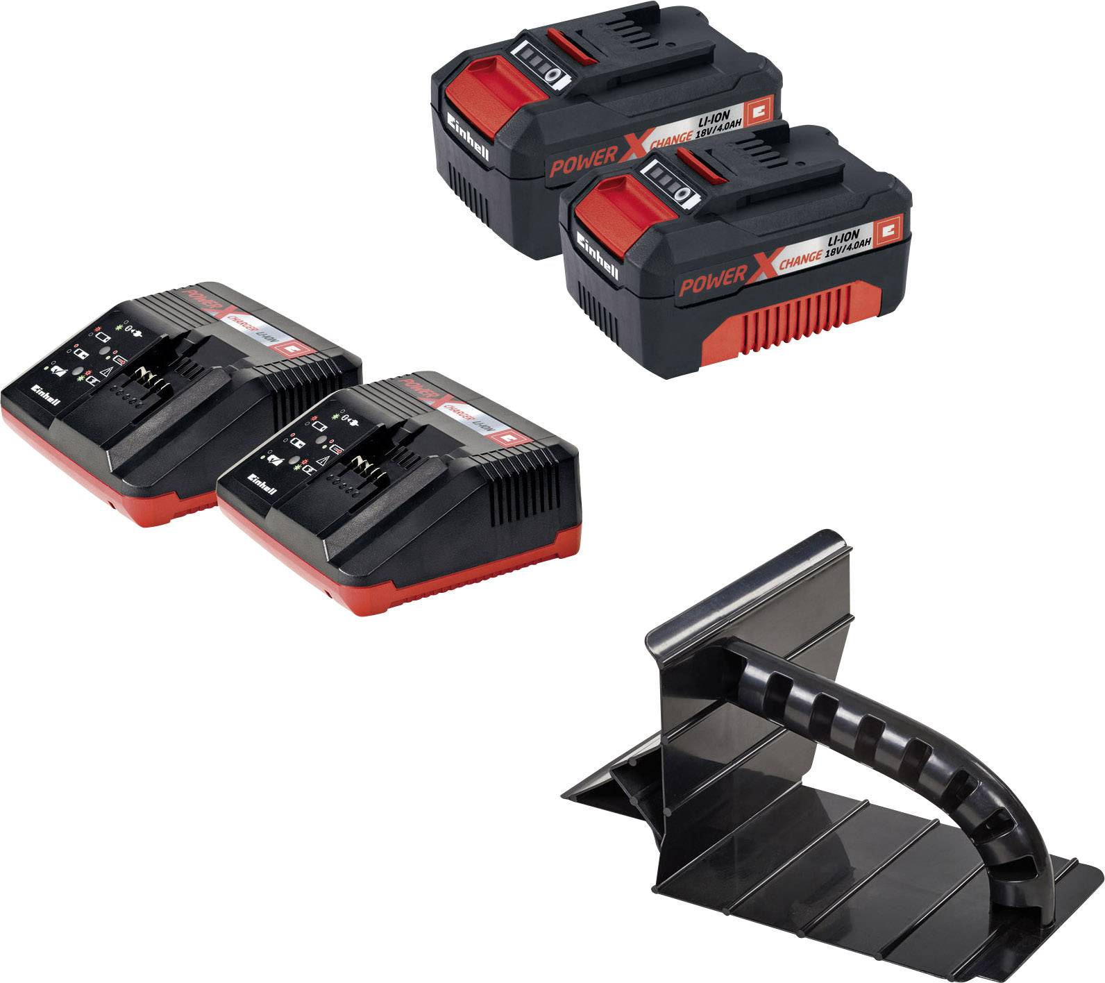 Einhell GE-CM 43 Li M Kit, Schubrasenmäher, 43 cm, 2,5 cm, 7,5 cm, 600 m², Rotorblätter-4