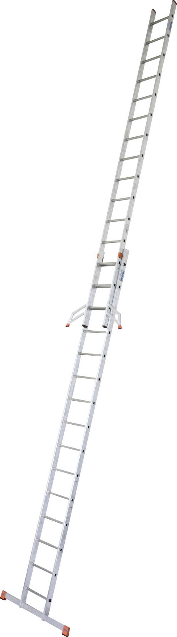 Krause Fabilo 129321 Aluminium Schiebeleiter inkl. Traverse Arbeitshöhe (max.): 8.45 m Aluminium DIN EN 131 19.2 kg