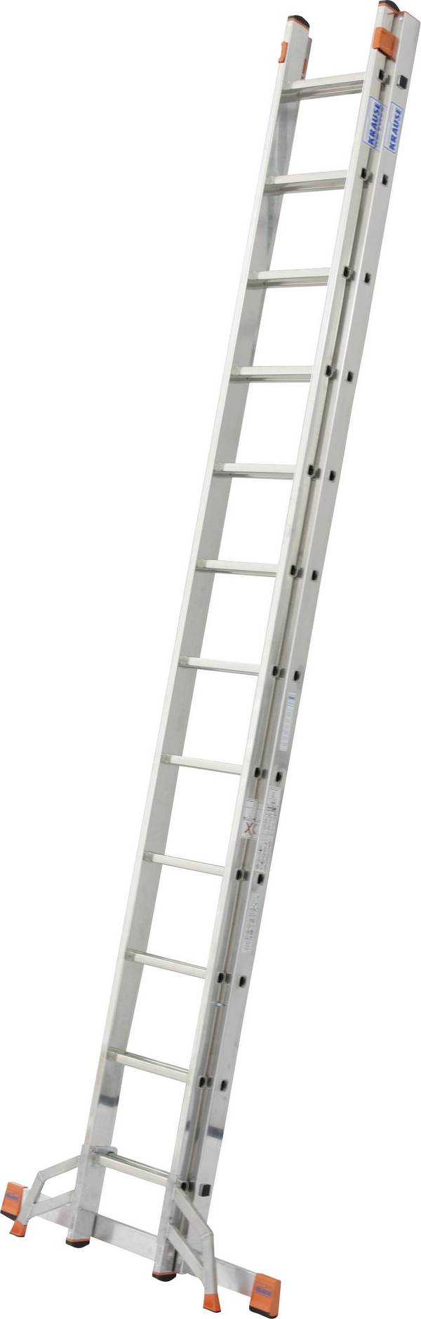 Krause Fabilo 129307 Aluminium Schiebeleiter inkl. Traverse Arbeitshöhe (max.): 6.85 m Aluminium DIN EN 131 14.5 kg