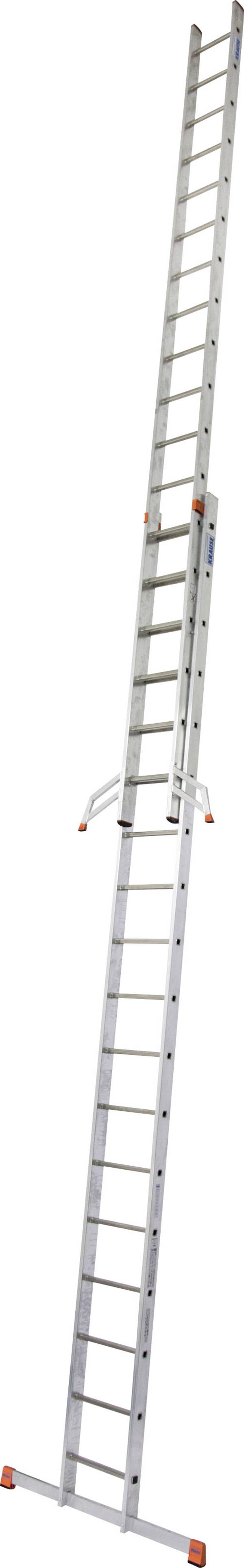Krause Fabilo 129352 Aluminium Schiebeleiter inkl. Traverse Arbeitshöhe (max.): 7.80 m Aluminium DIN EN 131 26.8 kg