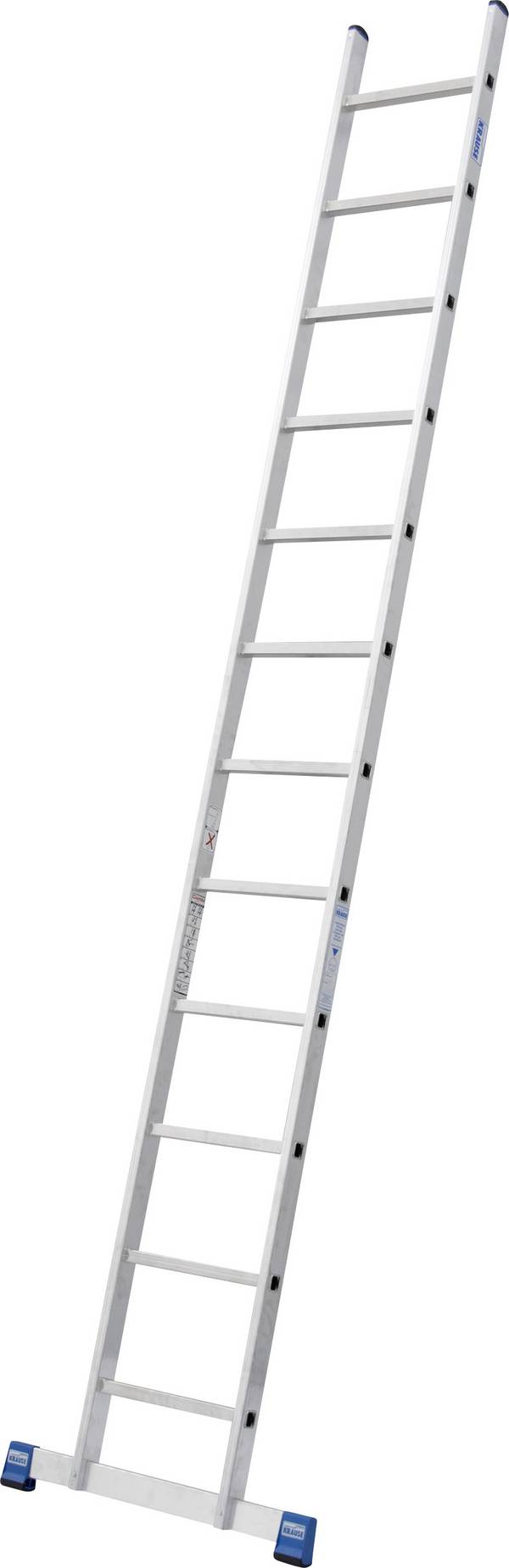 Krause 133106 Aluminium Anlegeleiter inkl. Traverse Arbeitshöhe (max.): 4.40 m Aluminium DIN EN 131 6.7 kg