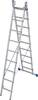 Krause 133472 Aluminium Multifunktionsleiter inkl. Traverse Arbeitshöhe (max.): 5.25 m Aluminium DIN EN 131 10.1 kg