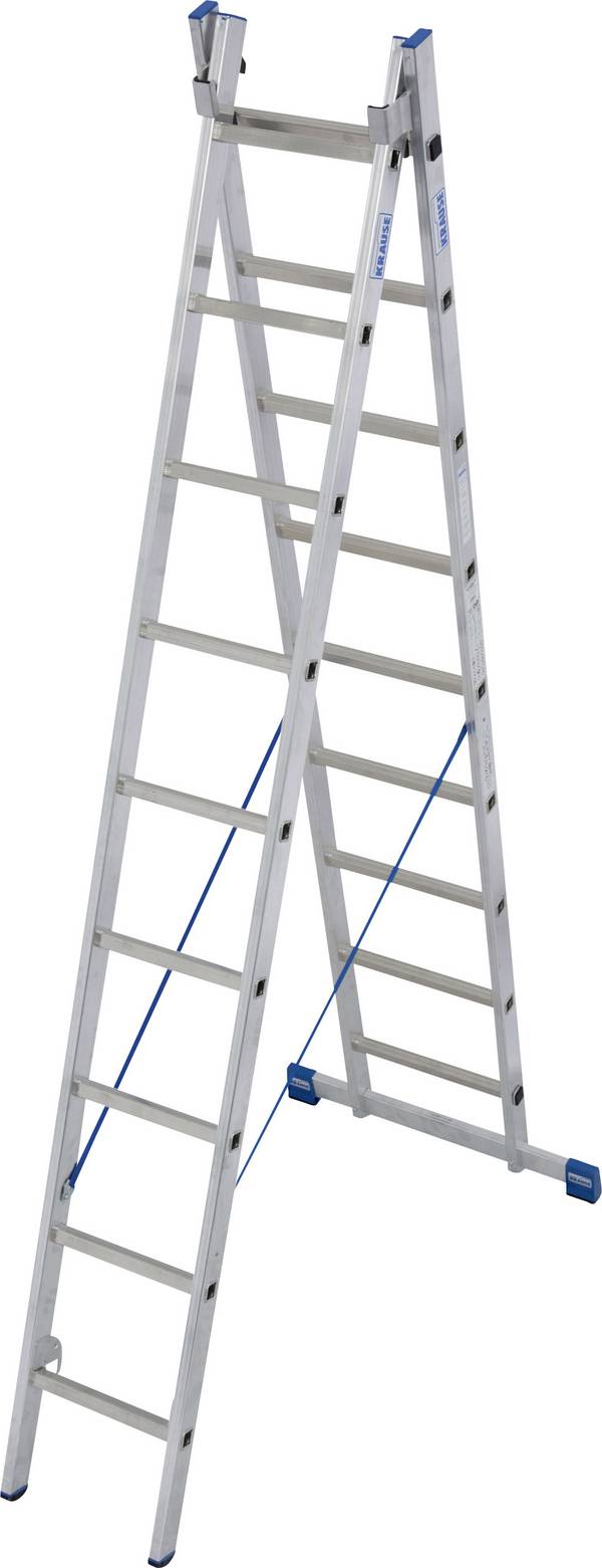 Krause  133472 Aluminium Multifunktionsleiter inkl. Traverse Arbeitshöhe (max.): 5.25 m Aluminium DIN EN 131 10.1 kg
