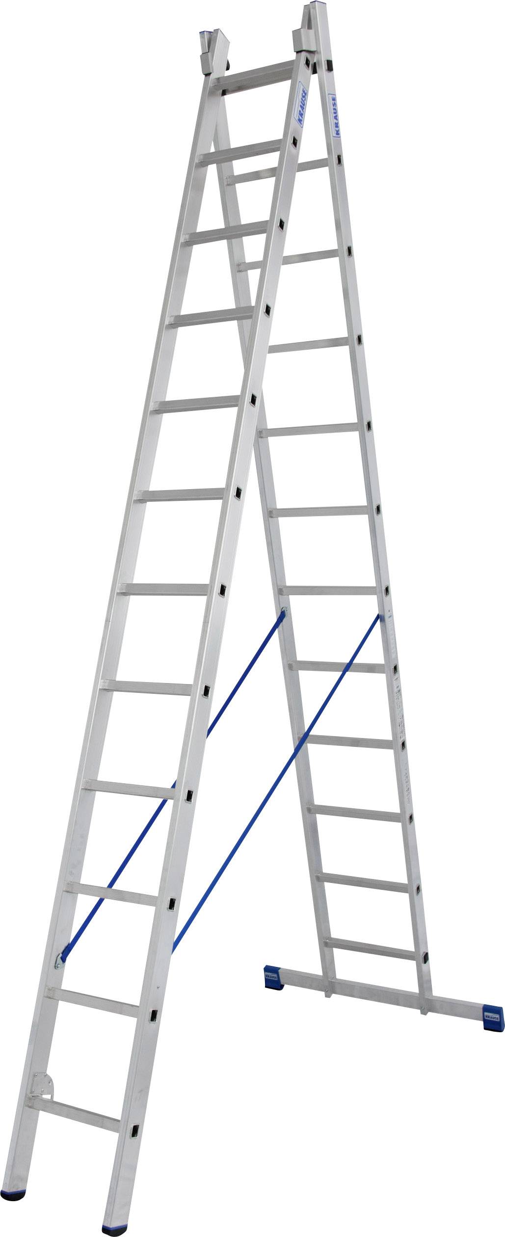 Thumbnail - Krause 133502 Aluminium Multifunktionsleiter inkl. Traverse Arbeitshöhe (max.): 6.85 m Aluminium DIN EN 131 14.5 kg