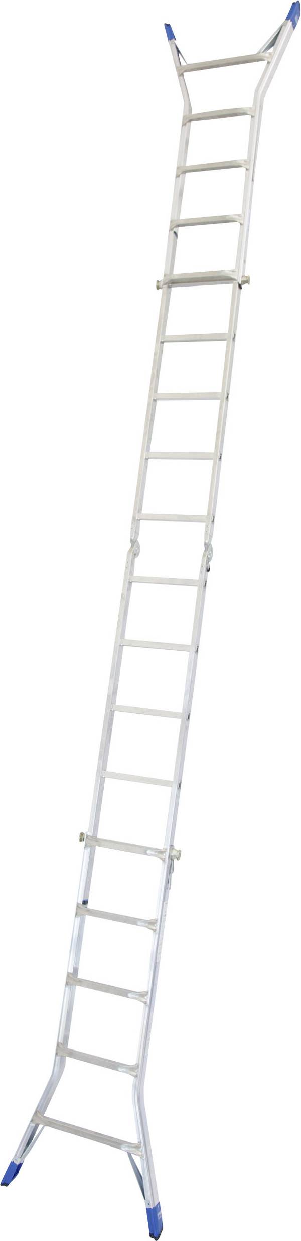 Krause 133960 Aluminium Teleskopleiter Arbeitshöhe (max.): 6.05 m Aluminium DIN EN 131 18 kg