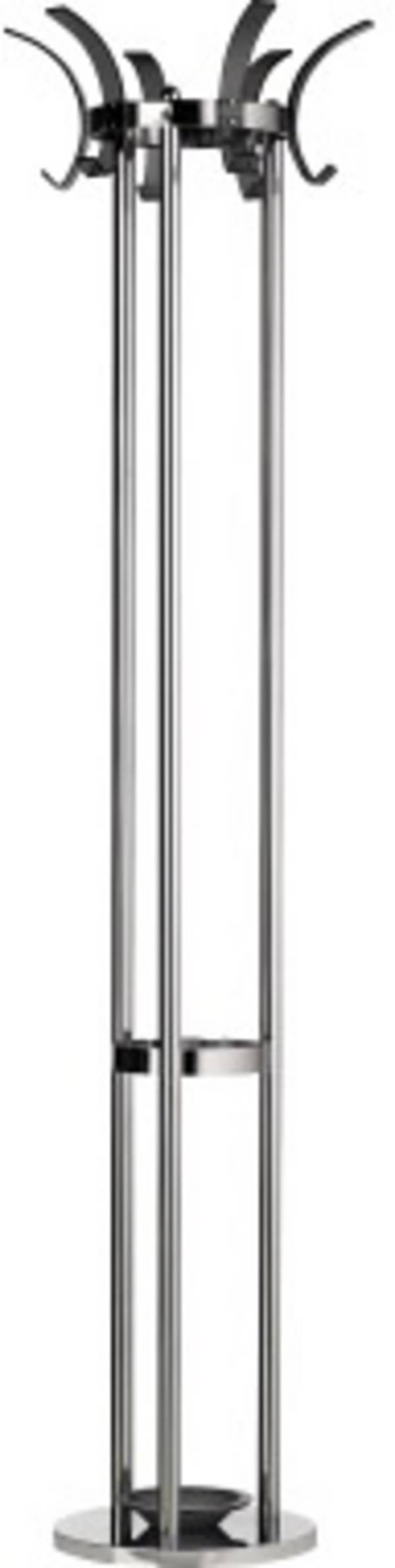 ALCO Garderobenständer 2872-11 2872-11 Anzahl der Haken: 6 (Ø x H) 42.5 cm x 174 cm Metall Chrom 1 St.
