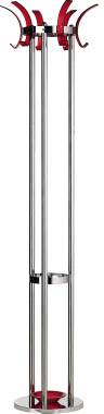 ALCO Garderobenständer 2872-12 2872-12 Anzahl der Haken: 6 (Ø x H) 42.5 cm x 174 mm Metall Chrom 1 St.
