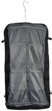 Kleidersack Polyester ca. 54x60x9 cm schwarz-1