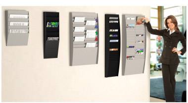 Wand-Sortiertafel V 50F DIN A4 schwarz-1
