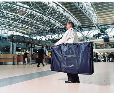 Tragetasche 80x134x12cm Nylon blau-1